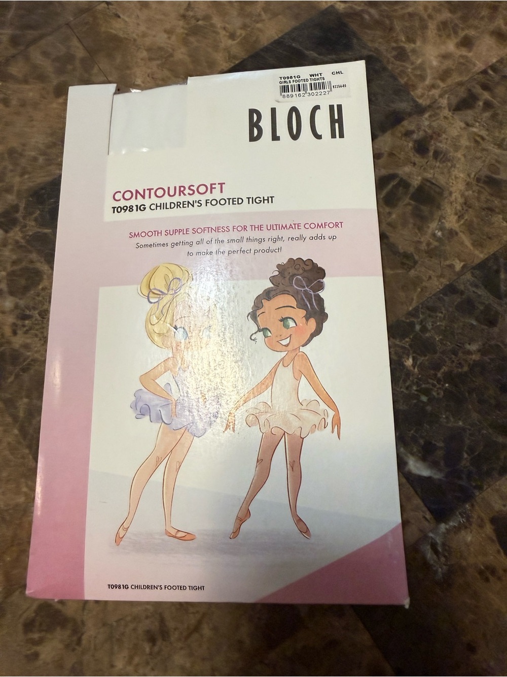 Various ballet costumes, tights, tops, etc